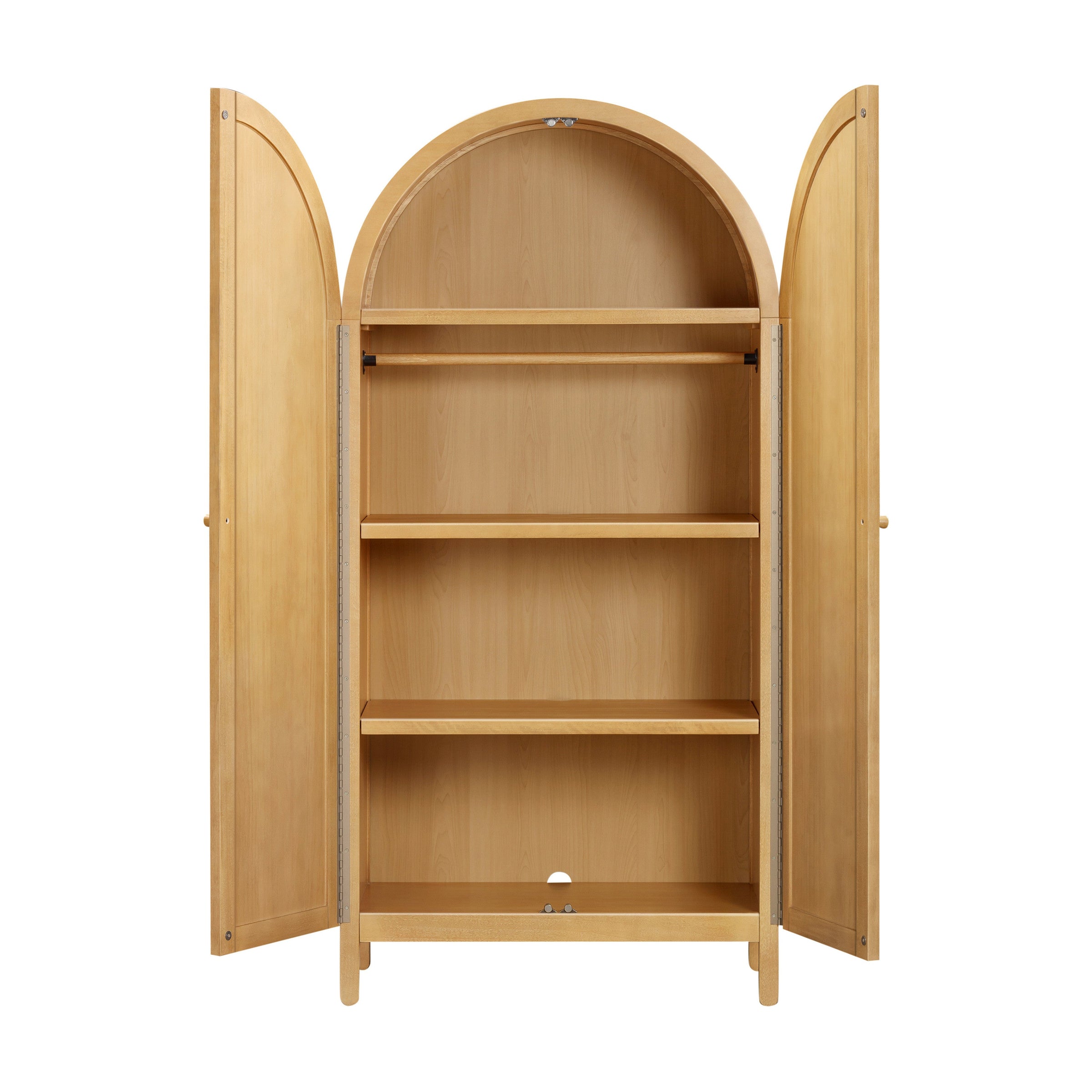M25929HY,Bondi Cane Armoire  Assembled in Honey