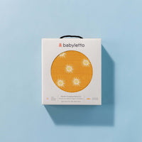 T26937,Golden Hour Quilted Muslin Changing Pad Cover in GOTS Certified Organic Cotton