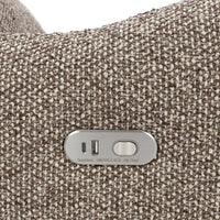 M34288ESWTB,Nate Berkus x Babyletto Westham Power Recliner in Performance Earth Slub Weave w/Toffee Base