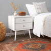 M15960RW,Palma Nightstand with USB Port  Assembled in Warm White