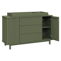 M29816OL,Pogo Tambour Assembled Dresser in Olive