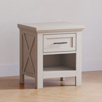 B14560WDF,Emory Farmhouse Nightstand in White Driftwood