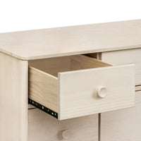 M9016NX,Lolly 6-Drawer Double Dresser  Assembled in Washed Natural