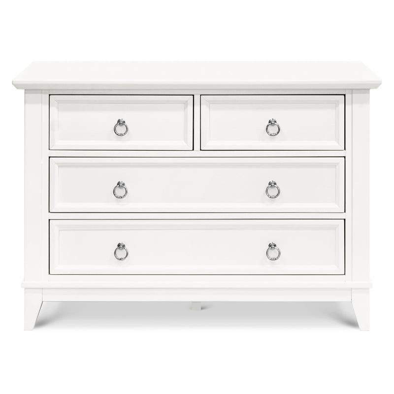 M10716RW,Emma Regency 4-Drawer Dresser in Warm White