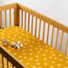T26935,Golden Hour Muslin Crib Sheet in GOTS Certified Organic Cotton