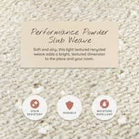 M34288PSWTB,Nate Berkus x Babyletto Westham Power Recliner in Performance Powder Slub Weave w/Toffee Base