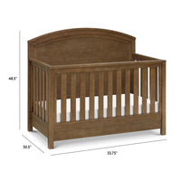 B26401LDF,Hemsted 4-in-1 Convertible Crib in Walnut Driftwood