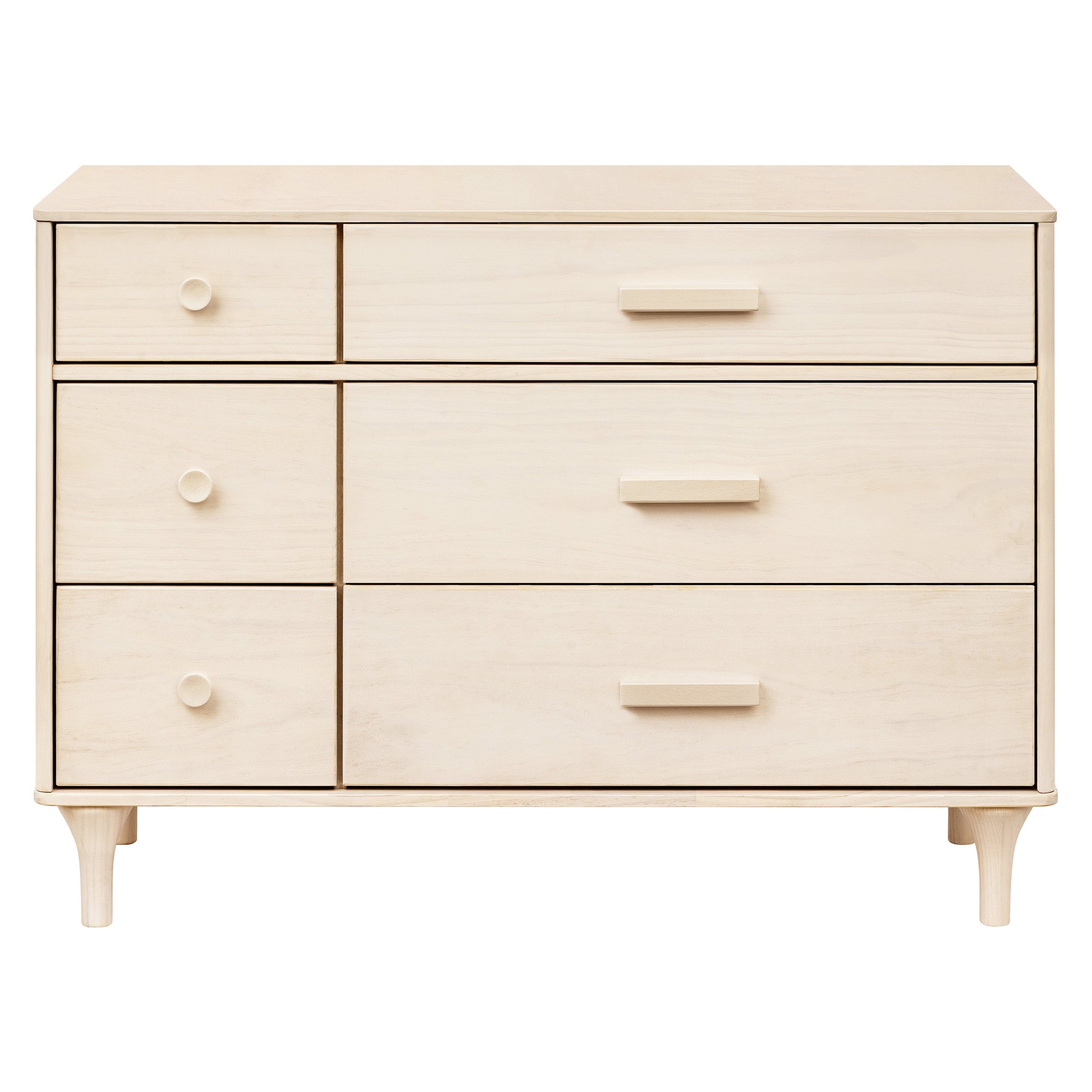 M9016NX,Lolly 6-Drawer Double Dresser  Assembled in Washed Natural