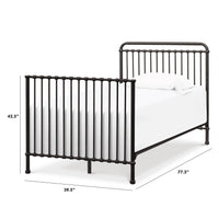 M15389UR,Twin Size Conversion Kit for Winston Mini Crib in Vintage Iron