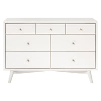 M15916RW,Palma 7-Drawer Double Dresser  Assembled in Warm White