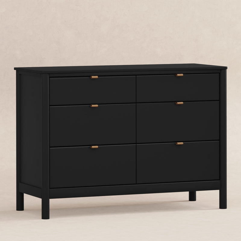 M25616B,Bondi 6-Drawer Assembled Dresser in Black