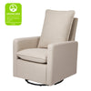 M20987PBEW,Cali Pillowback Swivel Glider in Performance Beach Eco-Weave