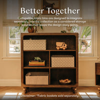 M33314TE,Nate Berkus x Babyletto Astre Assembled Bookcase in Toffee