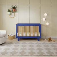 M4201CBTHY,Hudson 3-in-1 Convertible Crib w/Toddler Bed Conversion Kit in Cobalt/Honey