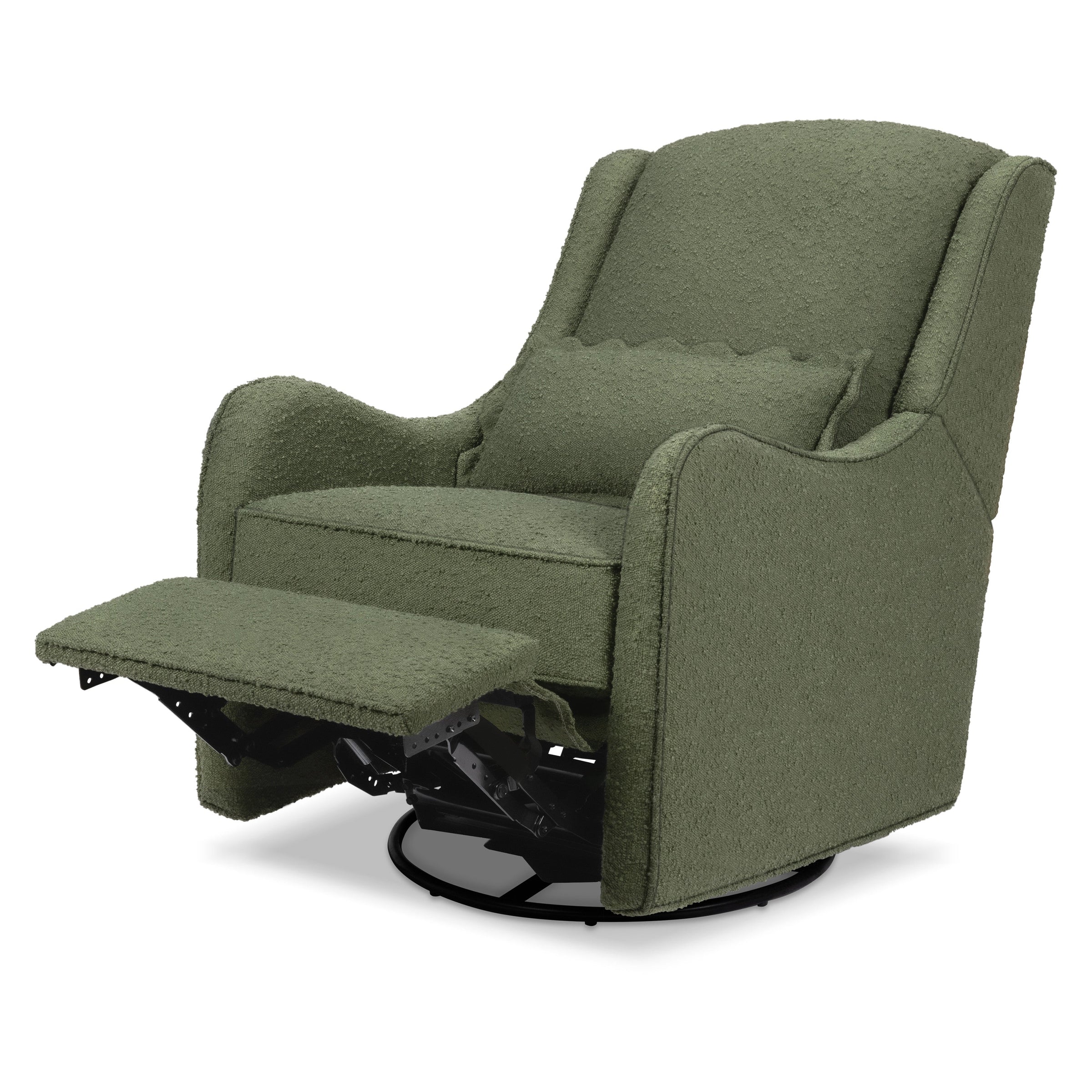 M27787OB,Devon Recliner and Swivel Glider in Olive Boucle