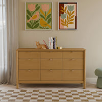 M25928HY,Bondi 9-Drawer Assembled Dresser in Honey