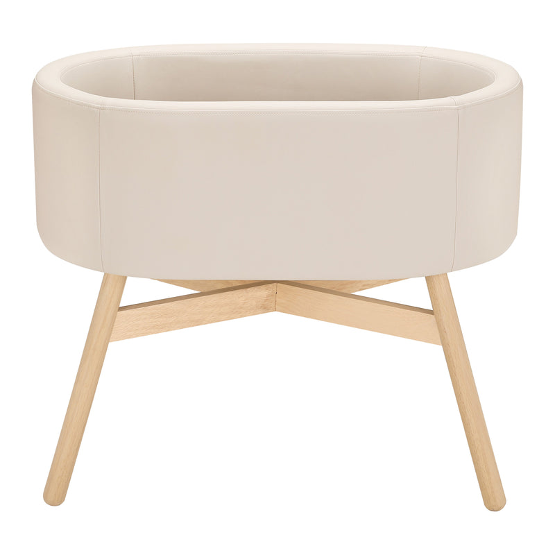 M26834GYLB,babyletto x GATHRE Capsule Bassinet in Ivory