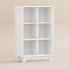 M4211W,Hudson Cubby Bookcase in White