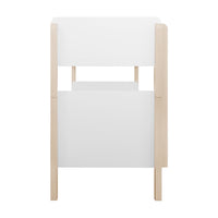 M18494WNX,TipToe Bunk Bed in White and Washed Natural