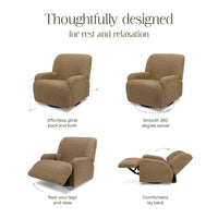 M27687CTS,Winslow Extra Wide Recliner and Swivel Glider in Cortado Shearling