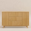 M29816HY,Pogo Tambour Assembled Dresser in Honey