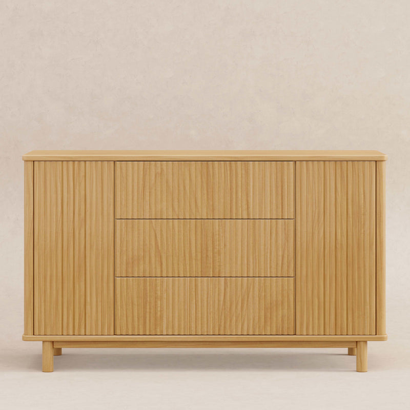 M29816HY,Pogo Tambour Assembled Dresser in Honey
