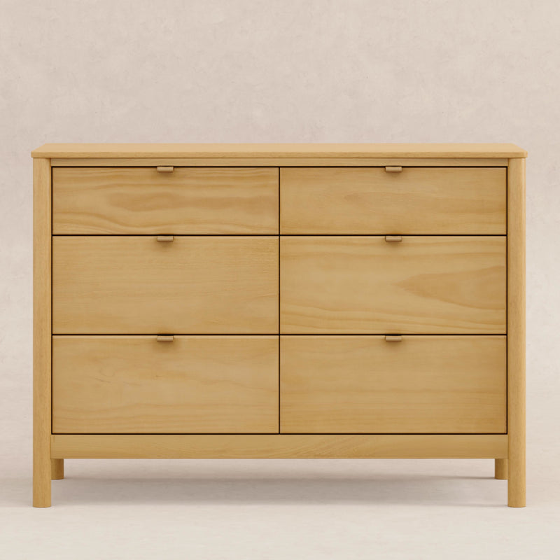 M25616HY,Bondi 6-Drawer Assembled Dresser in Honey