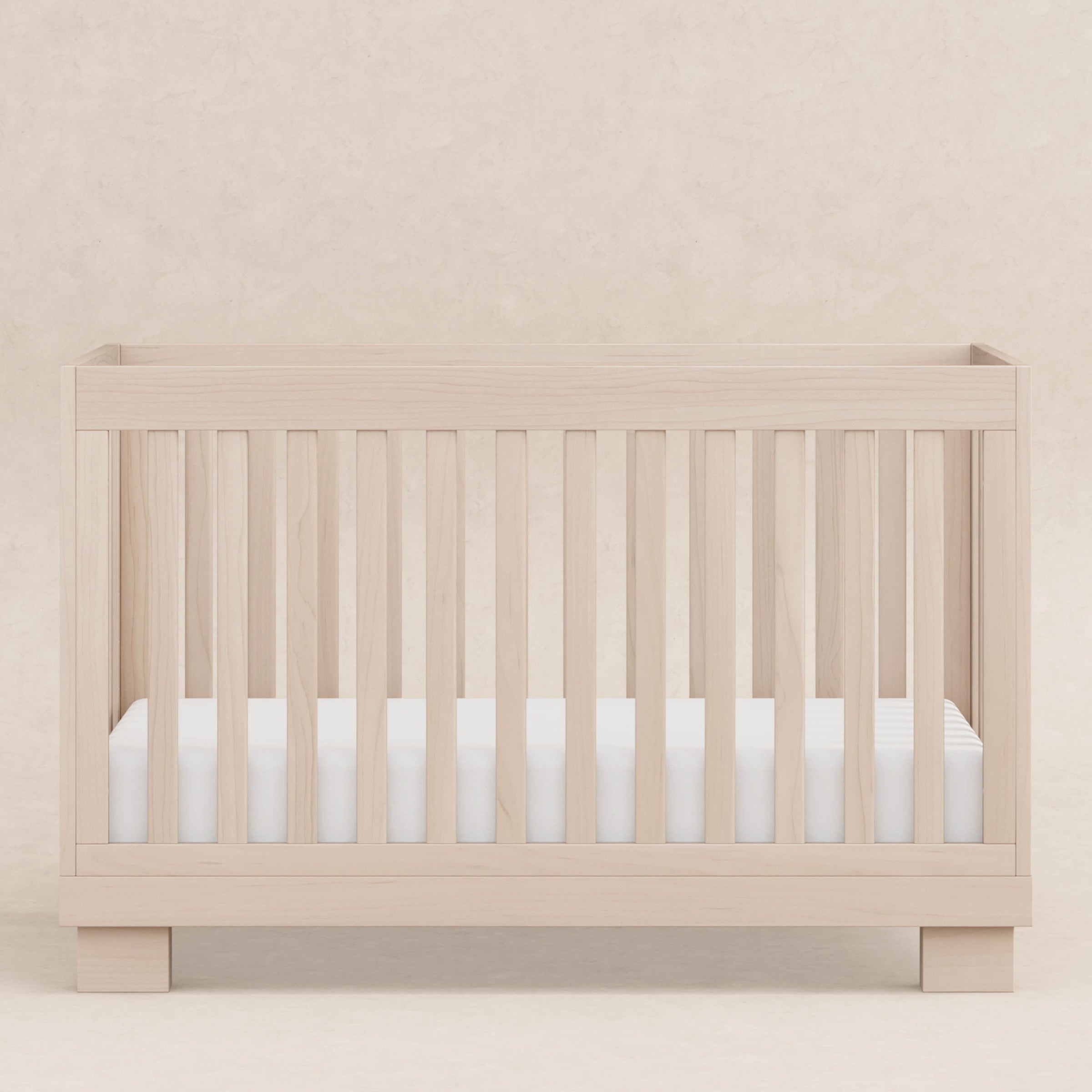 M6701NX,Modo 3-in-1 Convertible Crib w/Toddler Bed Conversion Kit in Washed Natural