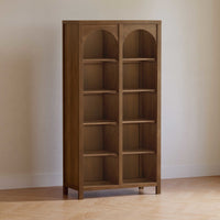 M24814NL,Eloise Bookcase  Assembled in Natural Walnut