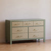 M24816FSPSEW,Eloise 7-Drawer Assembled Dresser in French Sage and Performance Sand Eco-Weave