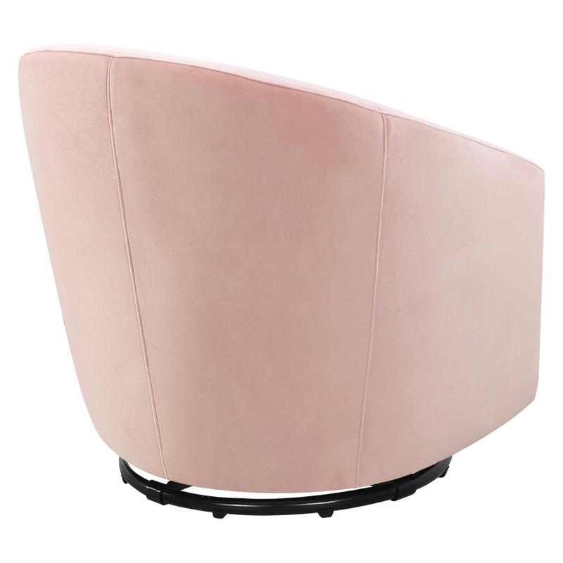 M5887BPV,Madison Swivel Glider in Blush Pink Velvet