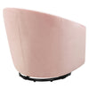 M5887BPV,Madison Swivel Glider in Blush Pink Velvet