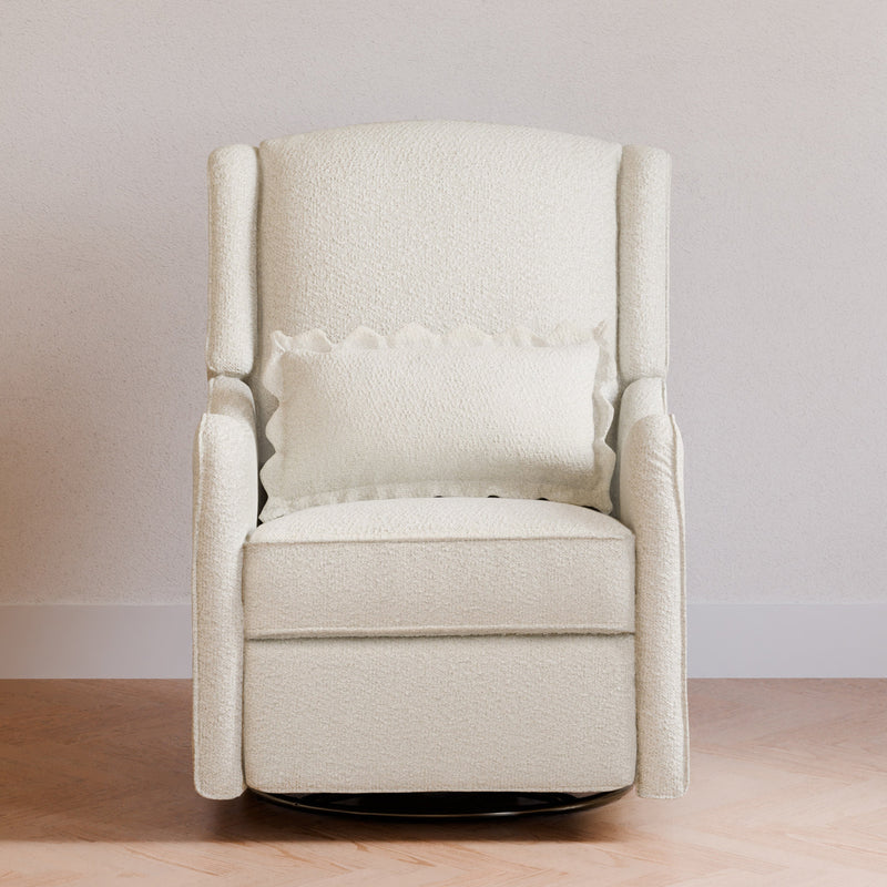 M27787WB,Devon Recliner and Swivel Glider in Ivory Boucle