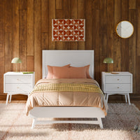 M15969W,Palma Twin Bed in White