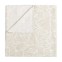 T29238,Oat Stripe Muslin Swaddle in GOTS Certified Organic Cotton