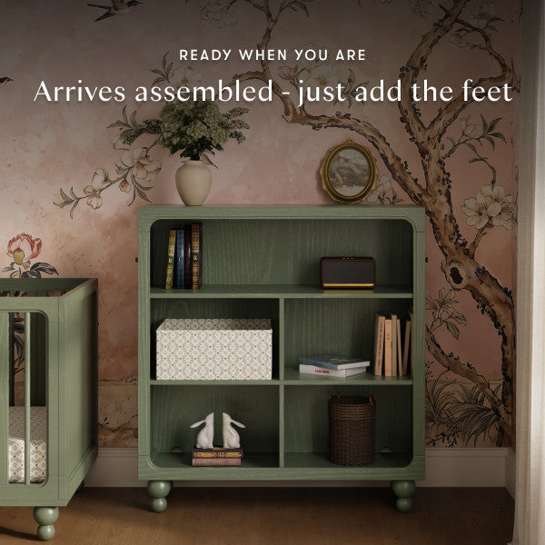 M33314AE,Nate Berkus x Babyletto Astre Assembled Bookcase in Archival Elm