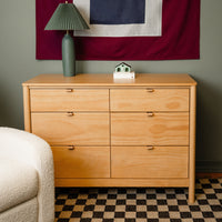 M25616HY,Bondi 6-Drawer Assembled Dresser in Honey