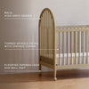 M31401WP,Alouette 3-in-1 Convertible Spindle Crib in Washed Pine