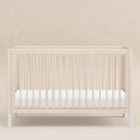 M12901NXW,Gelato 4-in-1 Convertible Crib w/Toddler Conversion Kit in Washed Natural  W Feet