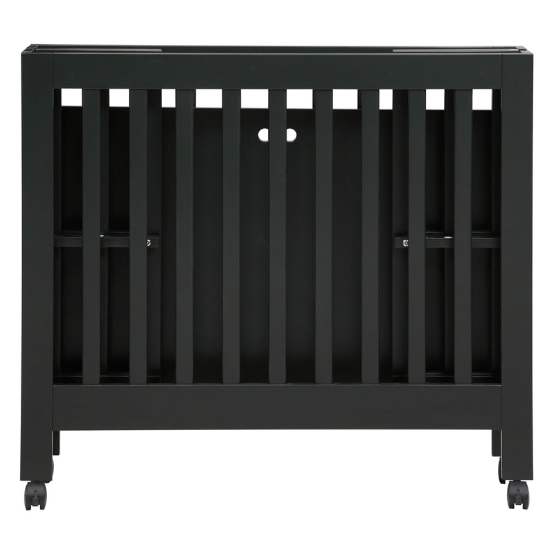 M6698B,Origami Mini Crib in Black Finish