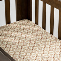 T34336ASR,Nate Berkus x Babyletto Mini Crib Sheet in Autumn Star
