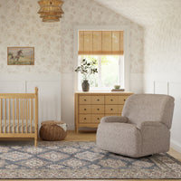 M27687EGS,Winslow Extra Wide Recliner and Swivel Glider in Earl Grey Shearling