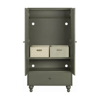 M33329AE,Nate Berkus x Babyletto Astre Assembled Armoire in Archival Elm