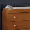 M10323CTN,Sprout 3-Drawer Changer Dresser in Chestnut and Natural Finish