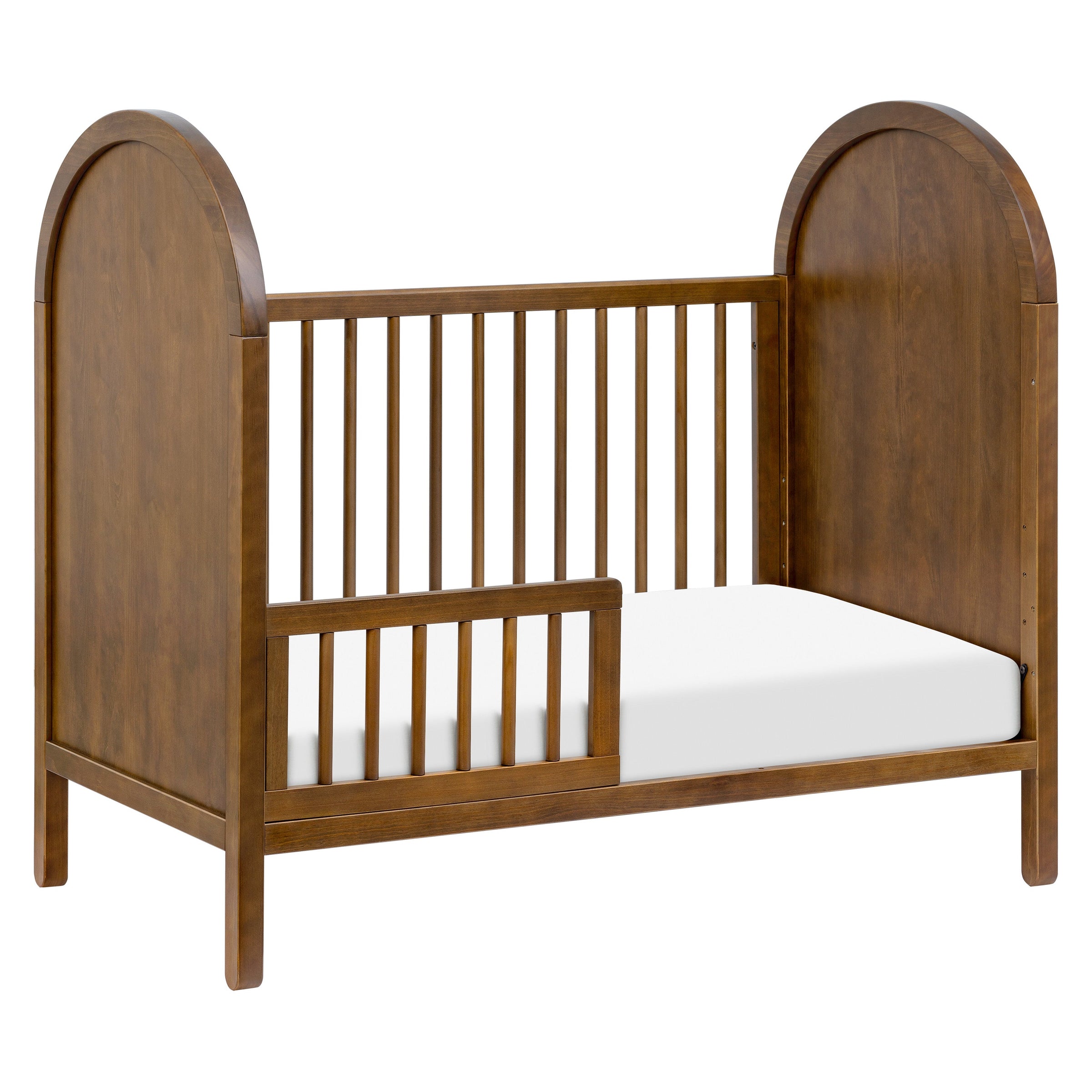 M25601NL,Bondi 3-in-1 Convertible Crib w/ Toddler Bed Kit in Natural Walnut