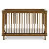 M23701NLBC,Marin with Cane 3-in-1 Convertible Crib in Natural Walnut and Blonde Cane