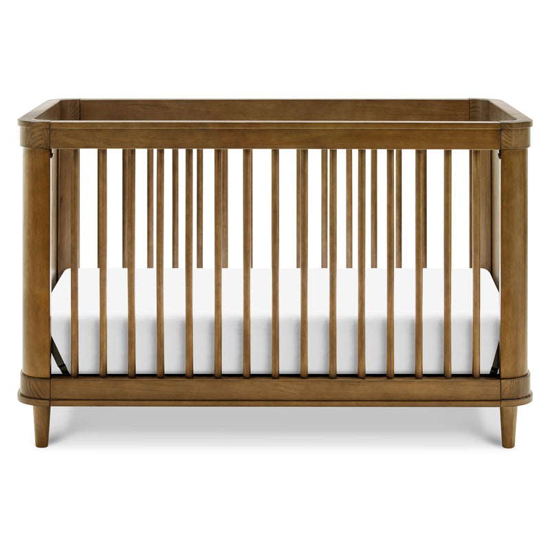M23701NLBC,Marin with Cane 3-in-1 Convertible Crib in Natural Walnut and Blonde Cane