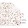 T29138,Terrazzo Muslin Swaddle in GOTS Certified Organic Cotton