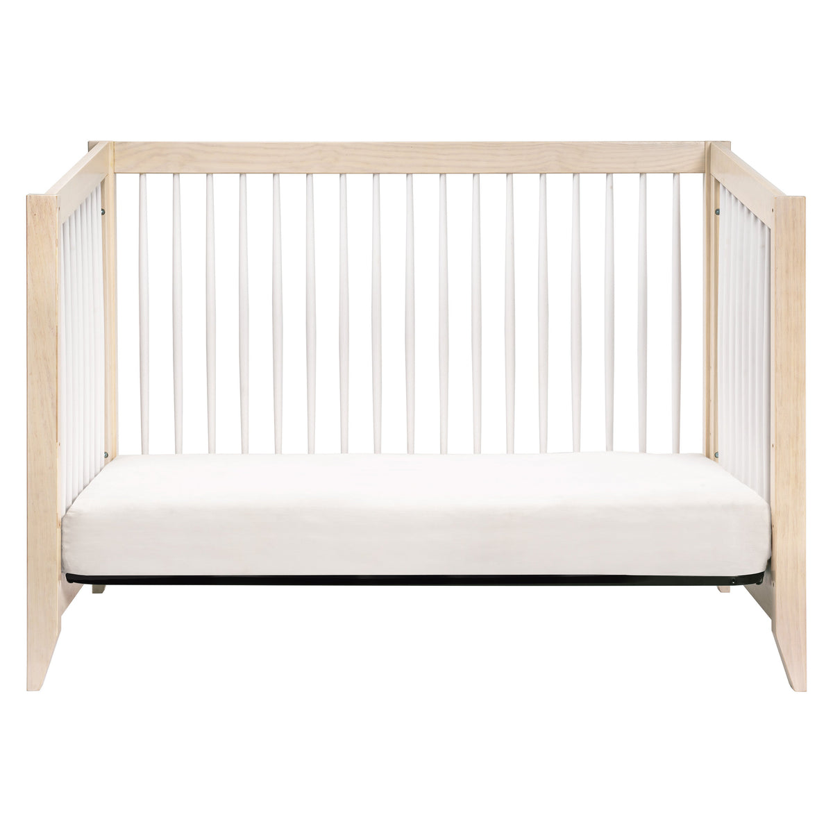 M10301NXW,Sprout 4-in-1 Convertible Crib w/Toddler Bed Conversion Kit in W Natural/White
