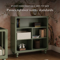 M33314AE,Nate Berkus x Babyletto Astre Assembled Bookcase in Archival Elm